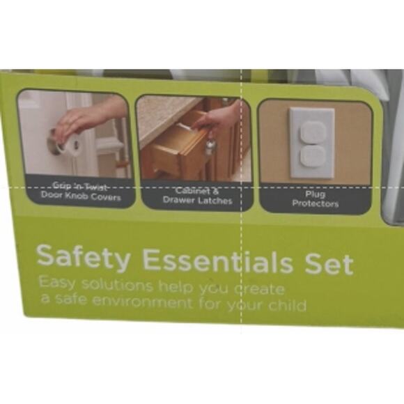 46-Piece Childproofing Kit, Door Knob Covers, Cabinet Latches, Plug Protectors - Picture 3 of 3